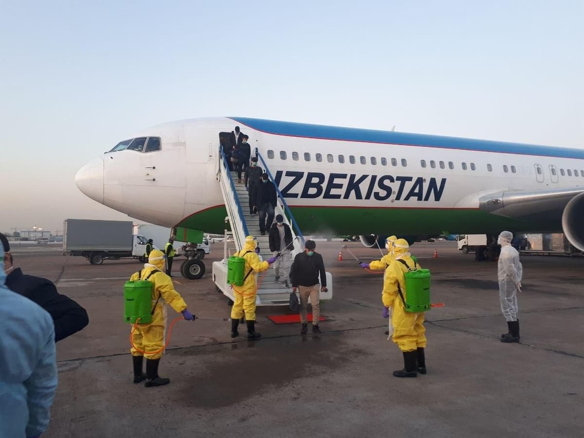 Foto: O‘zbekiston 250 nafar fuqarosini Xitoydan olib keldi