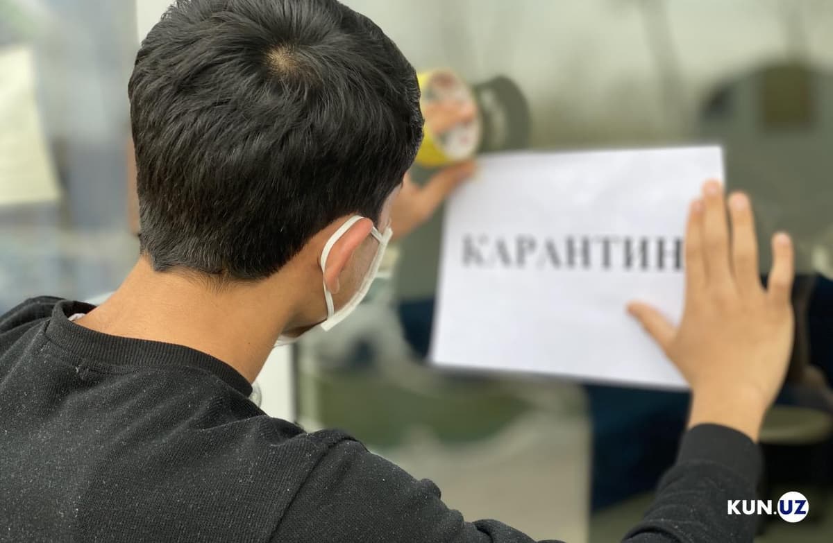 O‘zbekistonda 2100 kishi karantinga joylashtirilgan