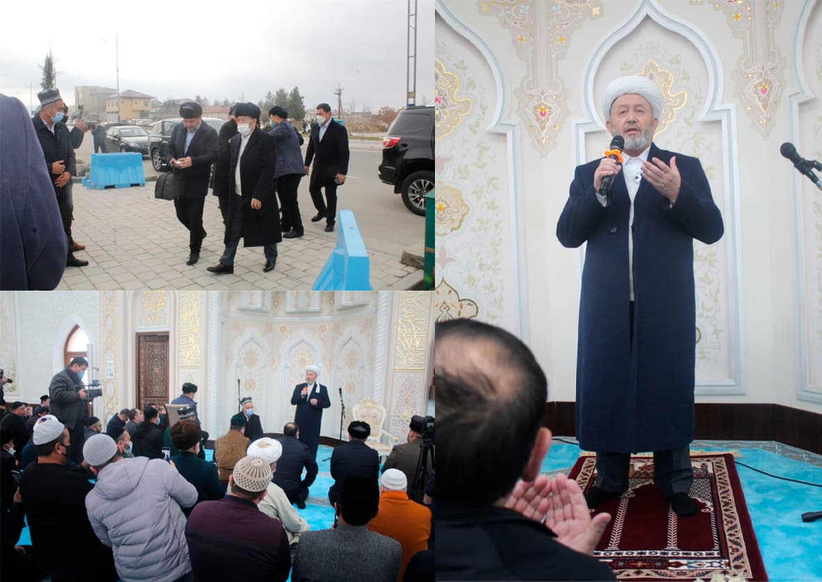 Usmonxon Alimov Shahrisabzda «Xo‘jamurod baxshi» jome masjidi yangi binosining ochilish marosimida qatnashdi