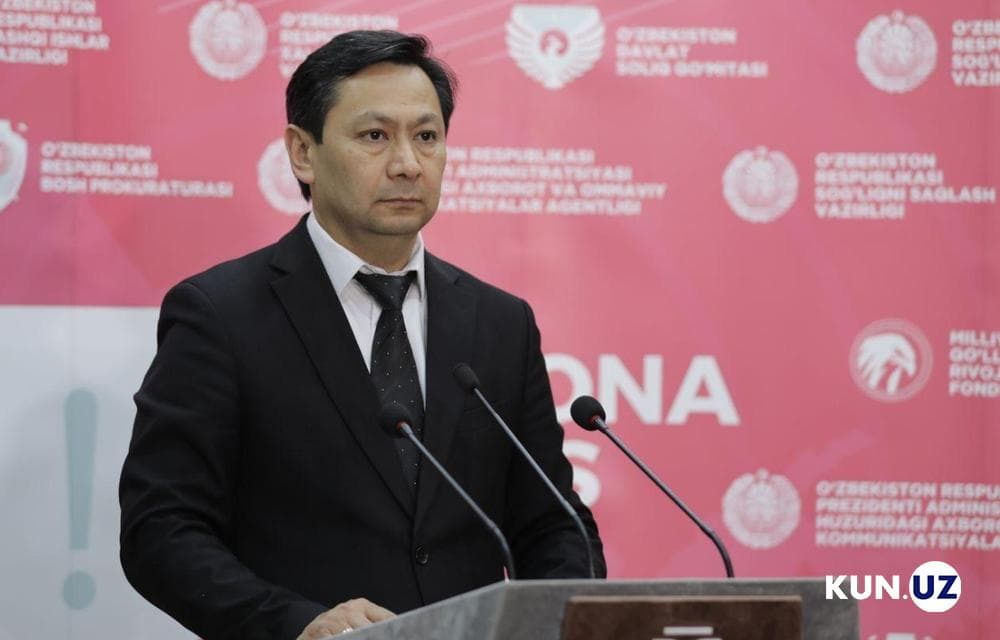 Bahrom Almatov: O‘zbekistonda shu kungacha 102 mingga yaqin test sinovlari o‘tkazildi