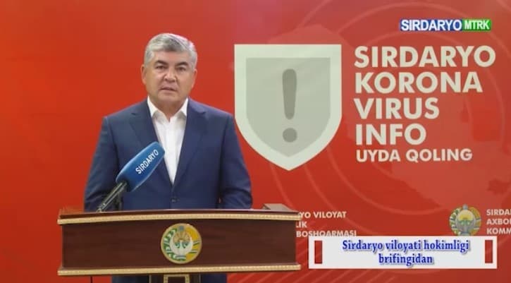 Sirdaryo viloyatida jami 224ta mahallaning 97tasida kasallik aniqlangan - viloyat hokimi