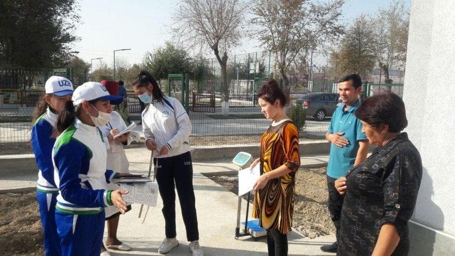Oqoltin tajribasi: mahalla ahlining qon bosimi, bo‘yi va vazni, qorin hajmi o‘lchab chiqildi