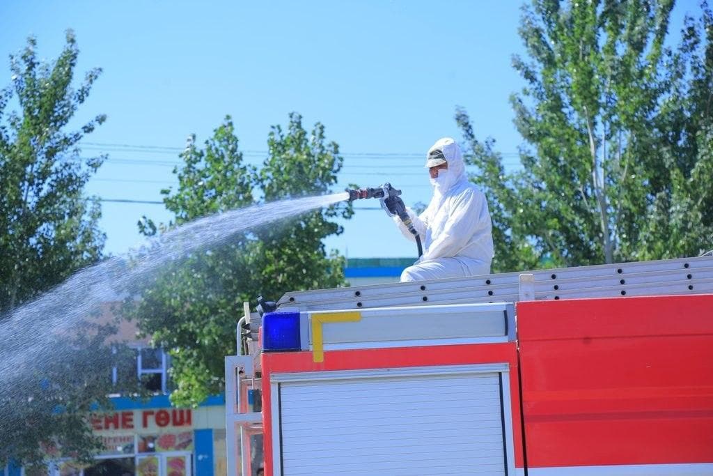 Mo‘ynoqda dezinfeksiya ishlari uzluksiz olib borilmoqda