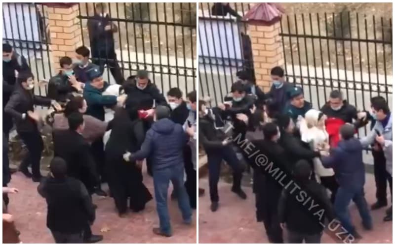 MIB Shayxontohurdagi maktabda bolasini talashgan er-xotin bo‘yicha bayonot berdi