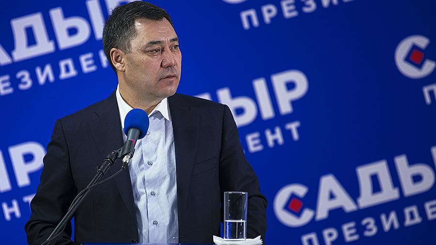 Садир Жапаров инаугурация вақтида кортеж ва банкетдан воз кечди