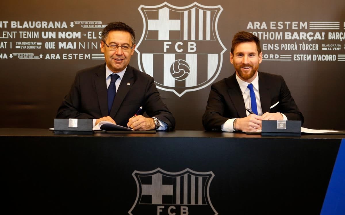 4 yilga 555 million yevro. «Barselona» va Messi o‘rtasida tuzilgani aytilgan shartnoma surati tarqaldi
