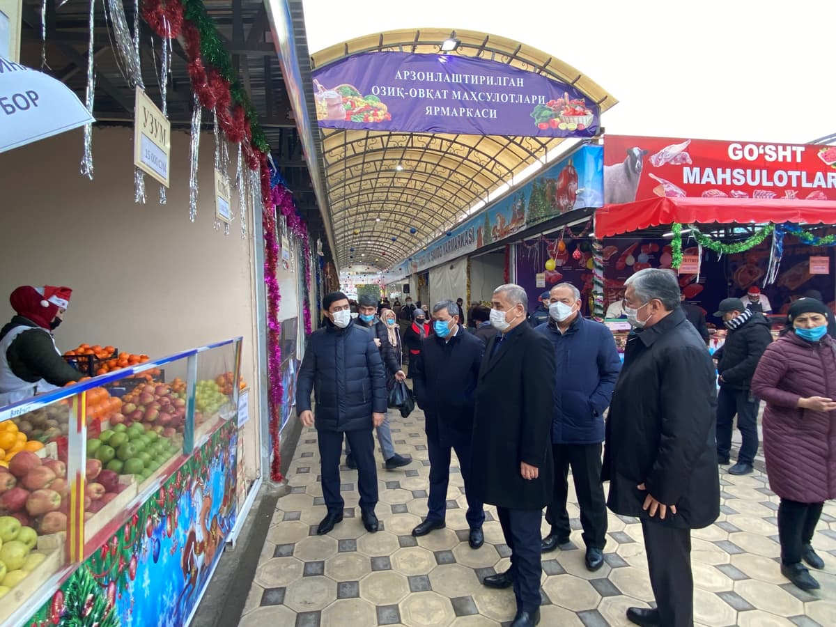 Toshkentdagi 5 ta bozorda narx-navo barqarorligini 15 nafar prokuratura xodimi nazorat qilmoqda