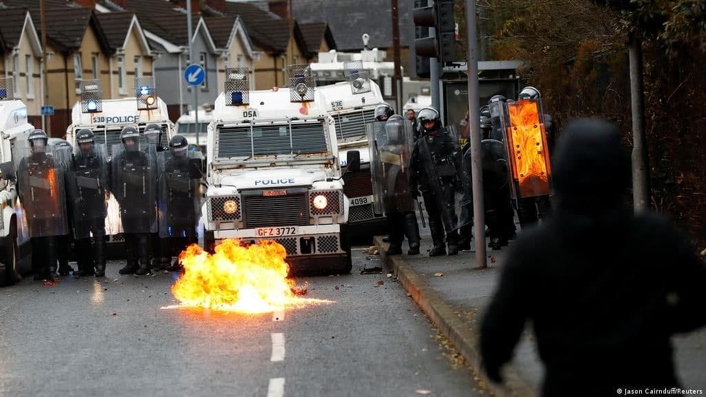 Shimoliy Irlandiya poytaxtidagi tartibsizliklar bir necha kundan buyon to‘xtamayapti