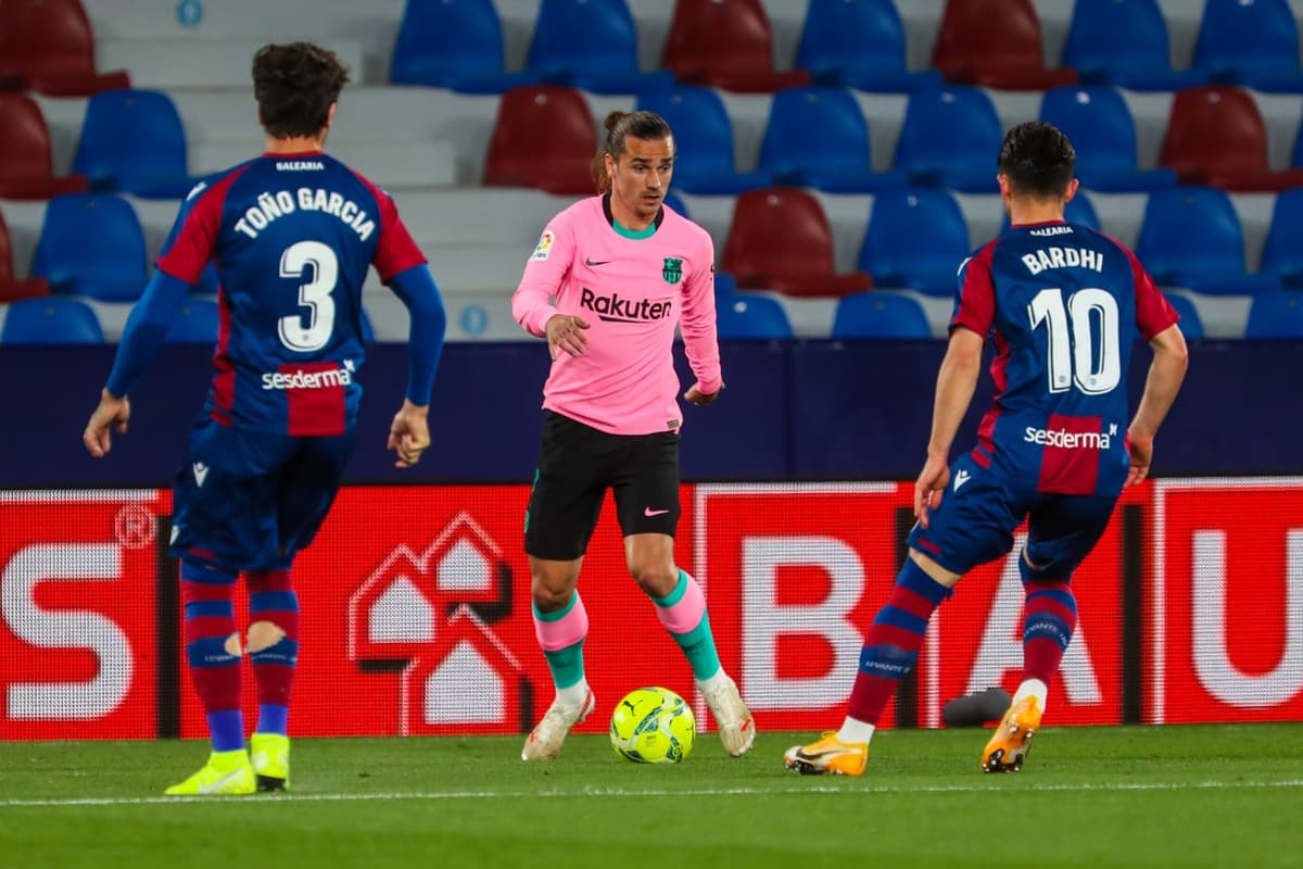 La Liga. «Barselona» «Levante»ga qarshi gollarga boy o‘yinda g‘alabani qo‘ldan chiqardi va 1-o‘ringa ko‘tarila olmadi