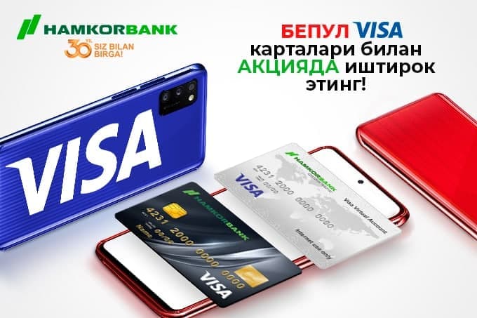 Qaynoqqina yozdan esdalik – bepul Visa kartalari yordamida g‘olib bo‘ling!
