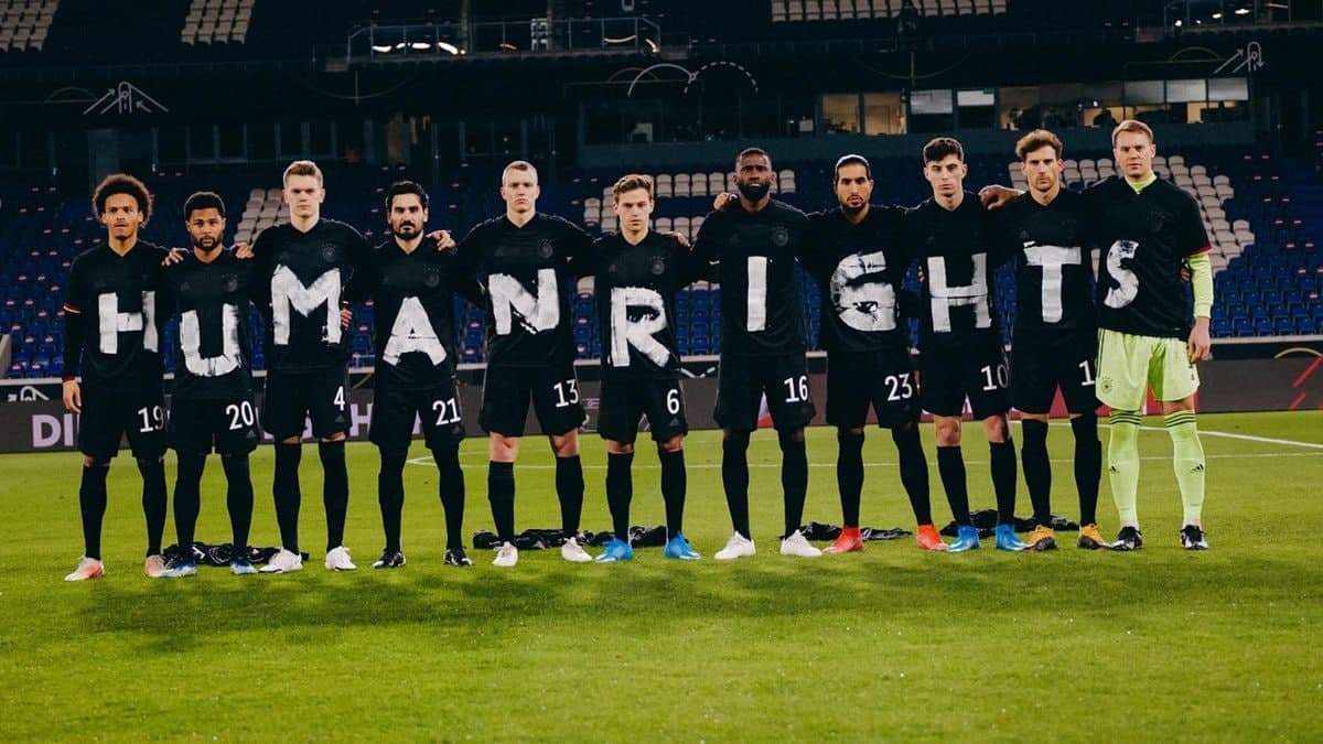 Germaniya milliy jamoasi FIFAni inson huquqlarini himoya qilishga chaqirdi