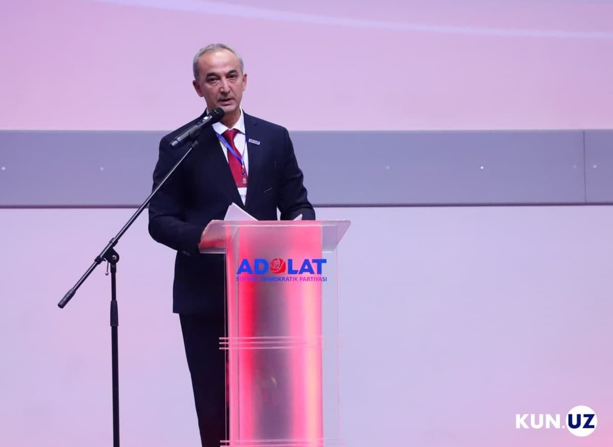 Бахром Абдухалимов утвержден кандидатом в президенты от партии «Адолат»