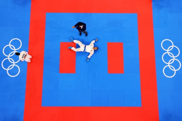Olimpiadaning eng g‘alati chempioni. Eronlik karatechi hushdan ketsa ham oltin oldi