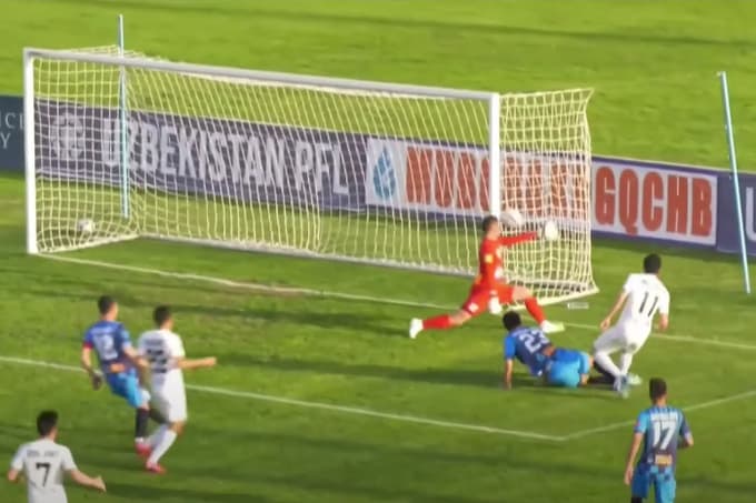 O‘zbekiston Superligasida darvoza to‘riga tashqaridan kirgan to‘p hisobga olindi