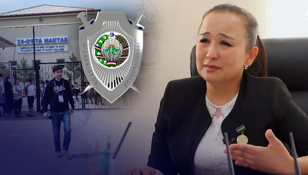 Bosh prokuratura Toshkent tumanidagi maktab direktori ustidan ochilgan jinoyat ishini nazoratga oldi