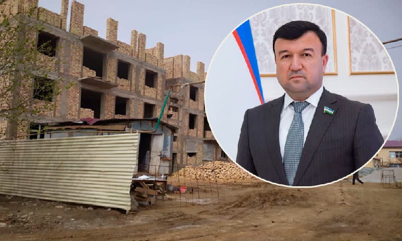 Navoiydagi noqonuniy qurilishlardan birini amalga oshirgan kompaniya ta'sischisi senatorligi ma'lum bo‘ldi