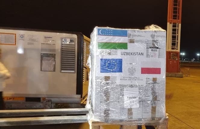 O‘zbekistonga Polshadan AstraZeneca vaksinasi partiyasi keltirildi