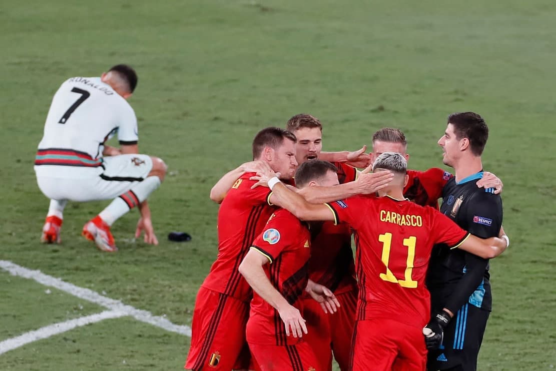 Portugaliya to‘xtadi. Ronaldu: rekordsiz va sovrinsiz, Belgiya yurishini davom ettiradi