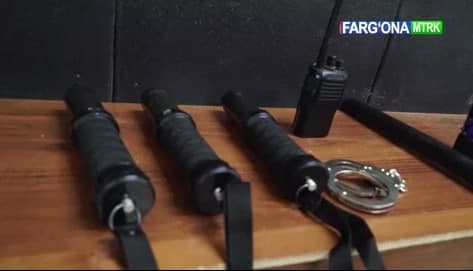Farg‘onada ichki ishlar xodimlari elektroshokerdan foydalanishni boshlaydi