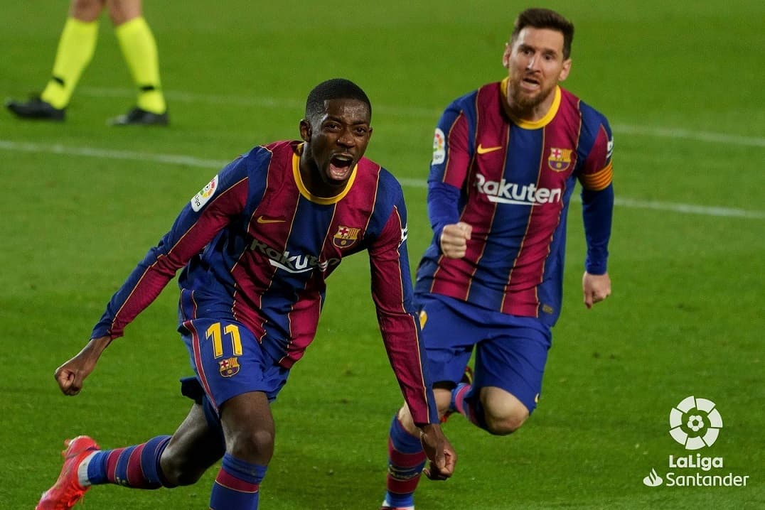 La Liga. Dembelening 90-daqiqada urgan goli «Barselona»ga «Valyadolid» ustidan g‘alaba keltirdi