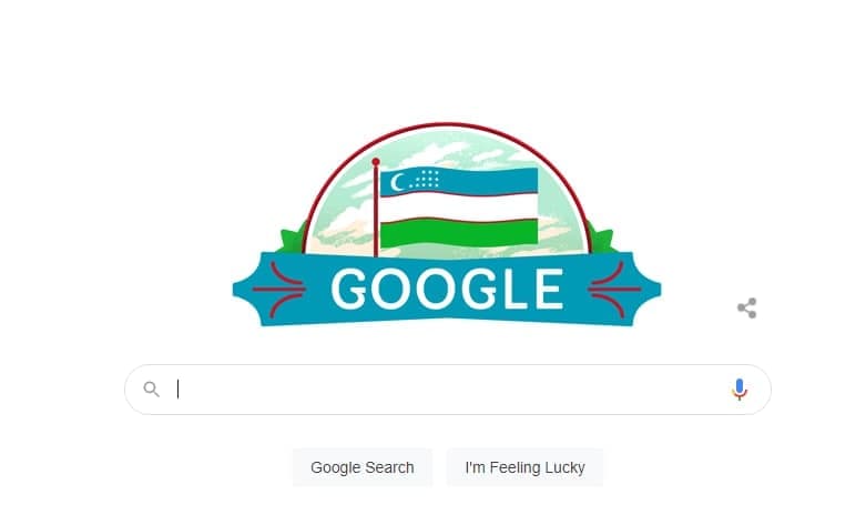 Google qidiruv tizimi Mustaqillik kuni sabab o‘zgardi