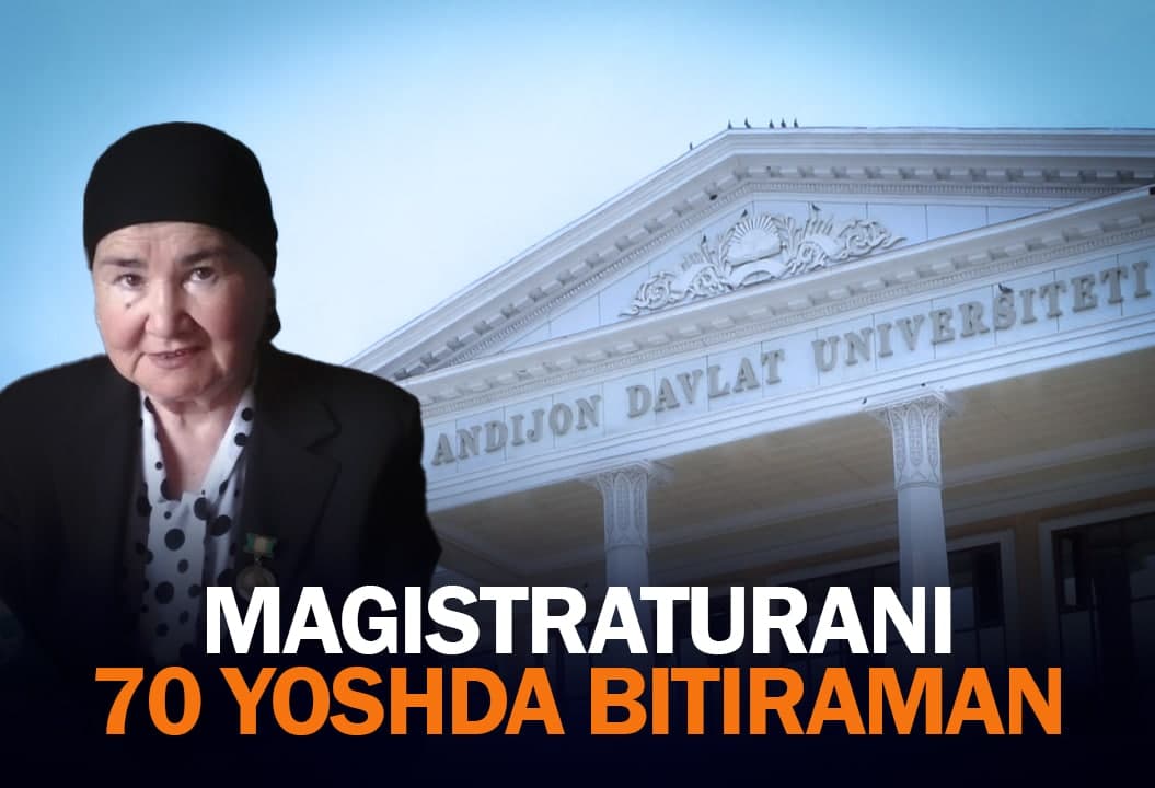 “O‘qishga kirishni 45 yil orzu qildim” - 64 yoshida talaba bo‘lgan ayol