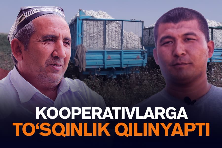 Jarqo‘rg‘on va Uchko‘prikda qishloq xo‘jaligi kooperativlari faoliyatiga to‘sqinlik qilinyapti