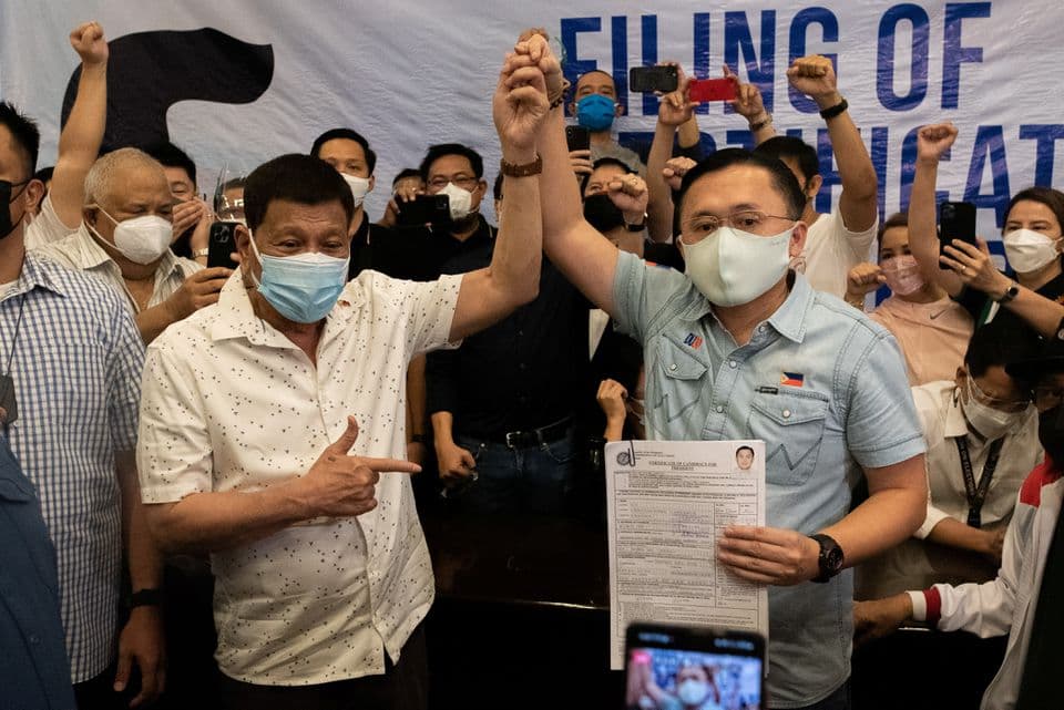 Dutertening vorisi Filippin prezidenti saylovlarida ishtirok etmaslikka qaror qildi