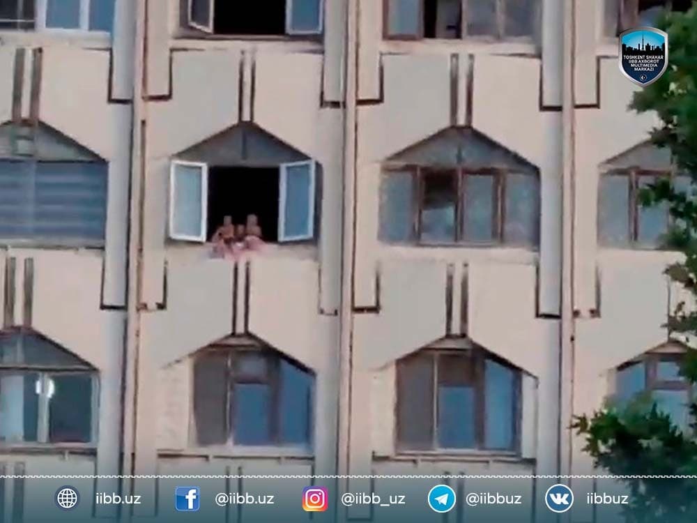 Toshkentda 8-qavatning panjara o‘rnatilmagan deraza tokchasida o‘tirgan bolalar bo‘yicha rasmiy ma’lumot berildi
