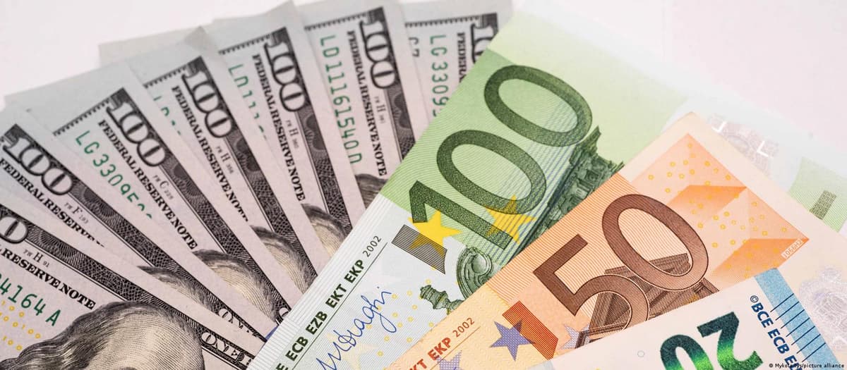 Yevroning dollarga nisbatan kursi 20 yil ichidagi eng past darajaga tushdi