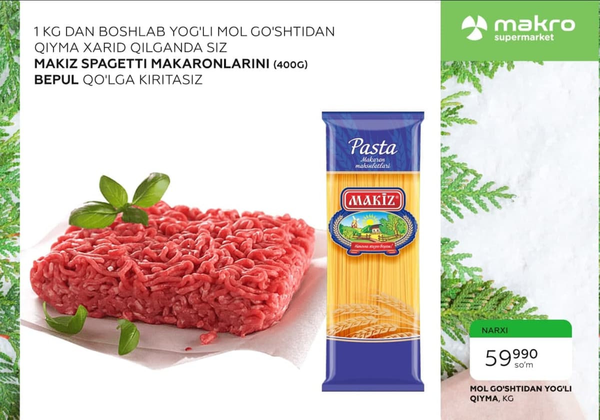 Makro maxsus yangi takliflar bilan xursand qilmoqda!