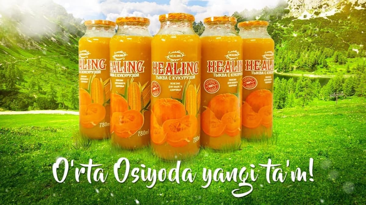 Hozircha O‘rta Osiyoda yagona: yangi ta’mli oshqovoq va makkajo‘xori sharbati