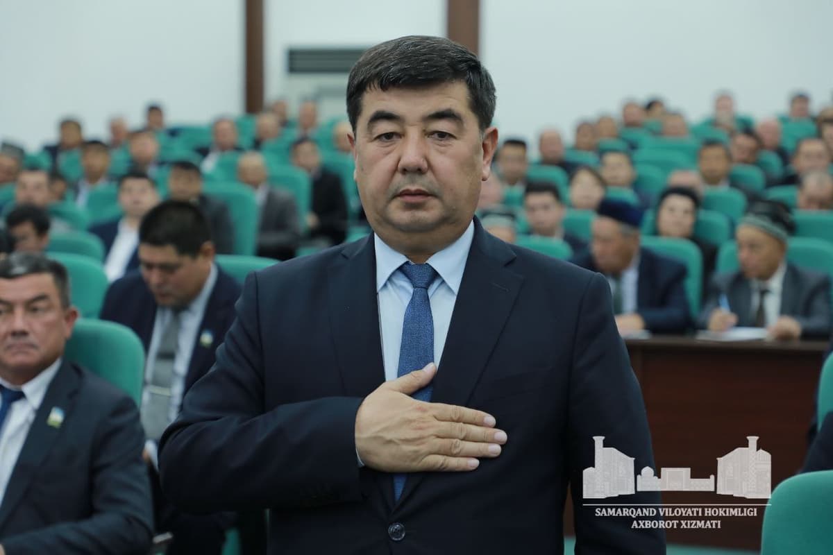Nurobod tumaniga yangi hokim tayinlandi