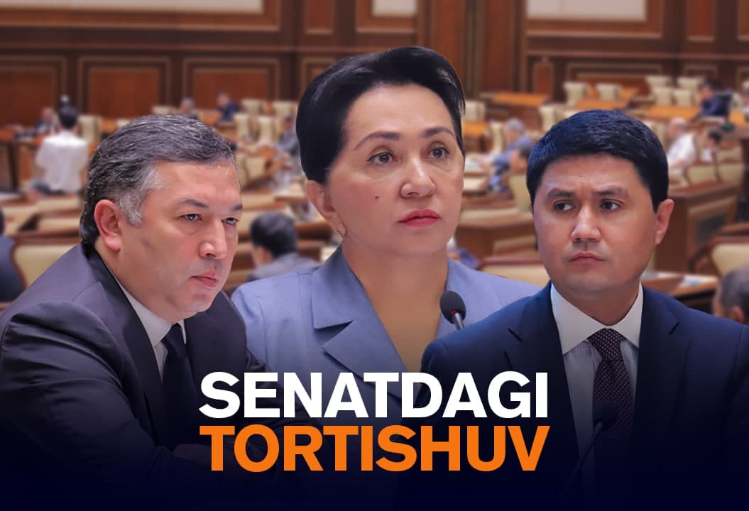 Musayev Burhonovning ma’ruzasiga e’tiroz bildirdi. Norboyeva masalani vazirlikda hal qilish kerakligini aytdi