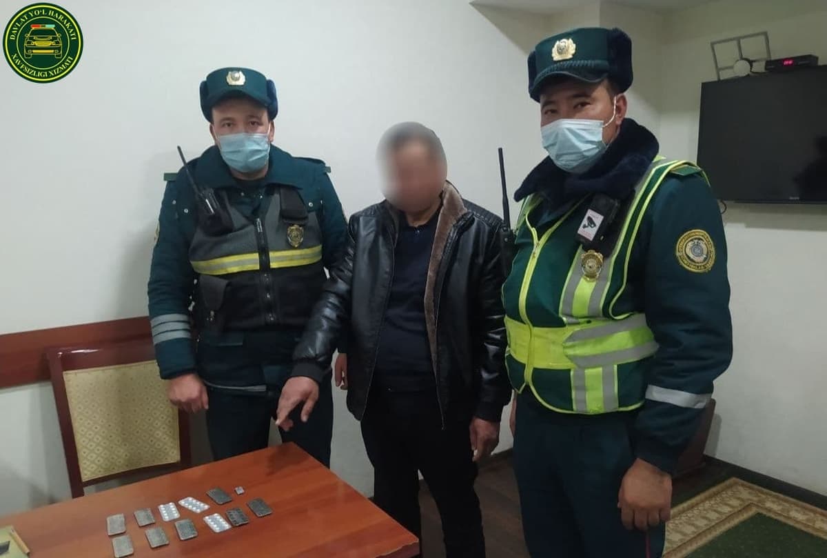 Samarqandda “Tramadol” psixotrop dorisini olib yurgan shaxs ushlandi