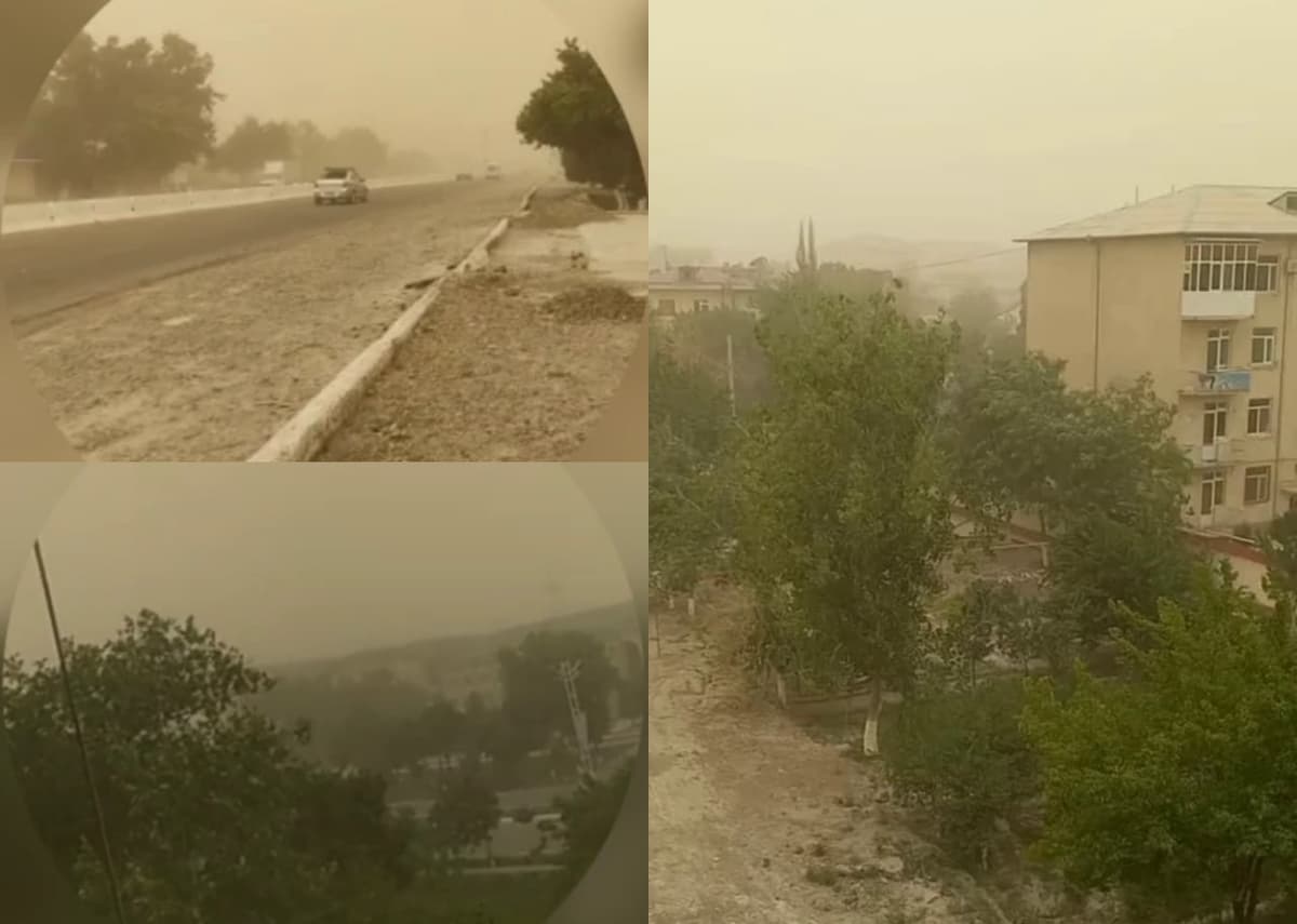 Buxoroda kuchli chang bo‘roni kuzatildi