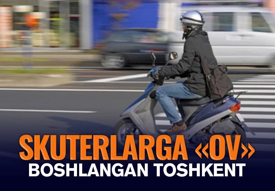 «Dunyodan ortda qolayotgan O‘zbekiston IIV». Poytaxt ko‘chalarida moped va skuterlarga «ov» boshlandi