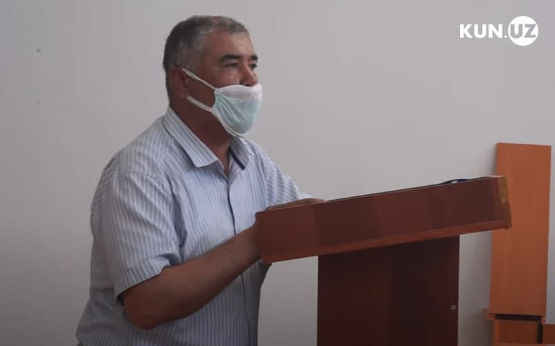 Muborak tumani hokimiga hayfsan berildi