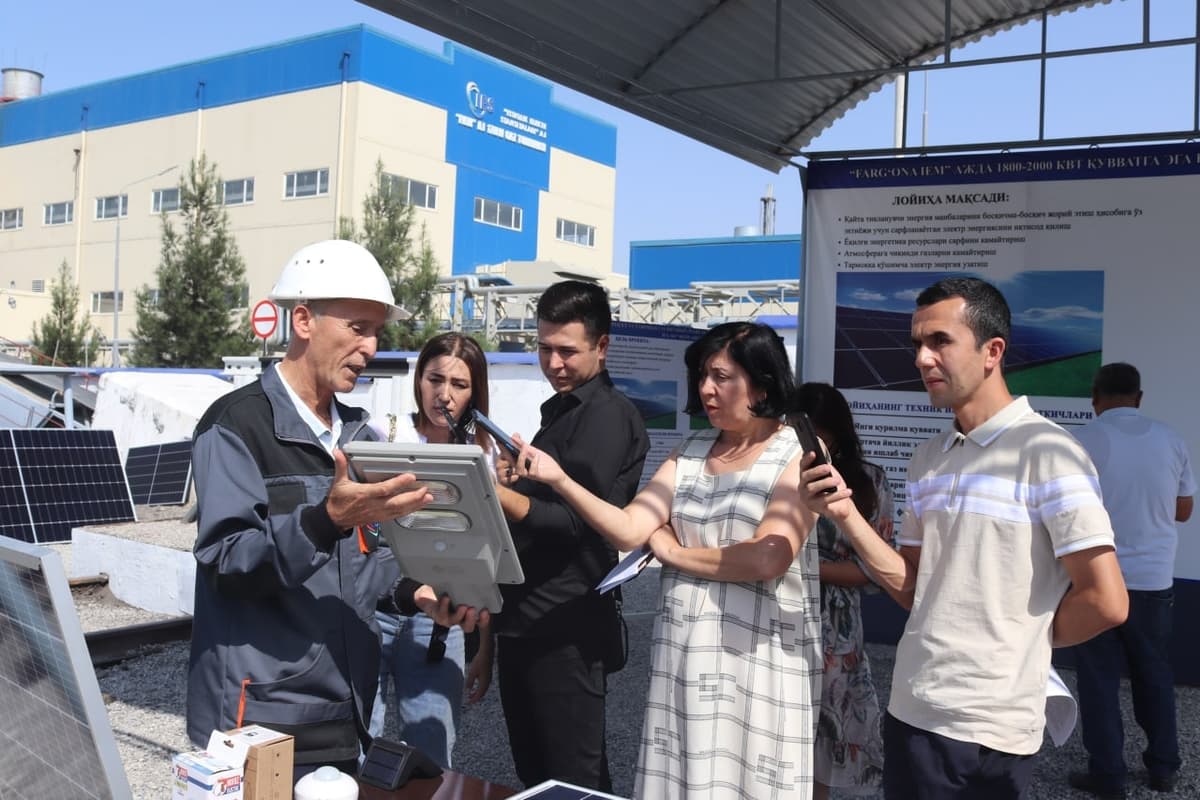 Farg‘ona issiqlik elektr markazi muqobil elektr manbalarini rivojlantirishga alohida e’tibor qaratmoqda