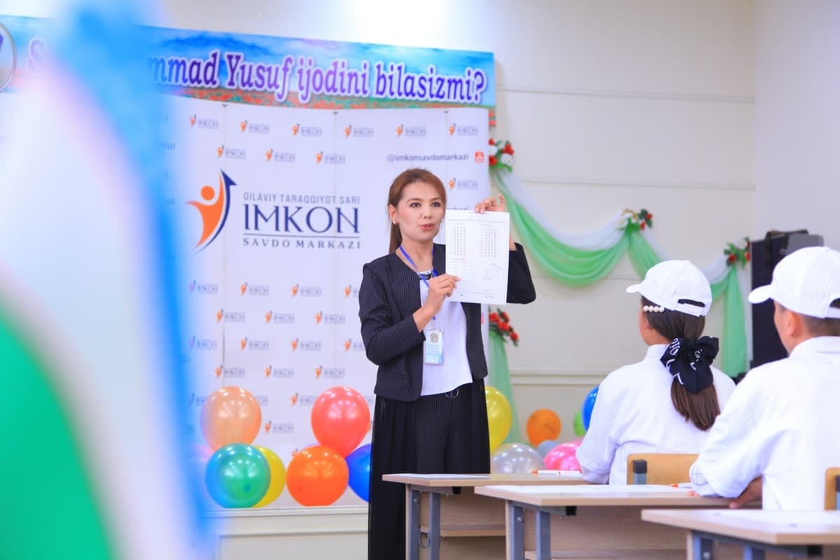 “IMKON” savdo markazi matematika bilimdonlari o‘rtasida “IMKON OLIMPIADASI”ni o‘tkazdi