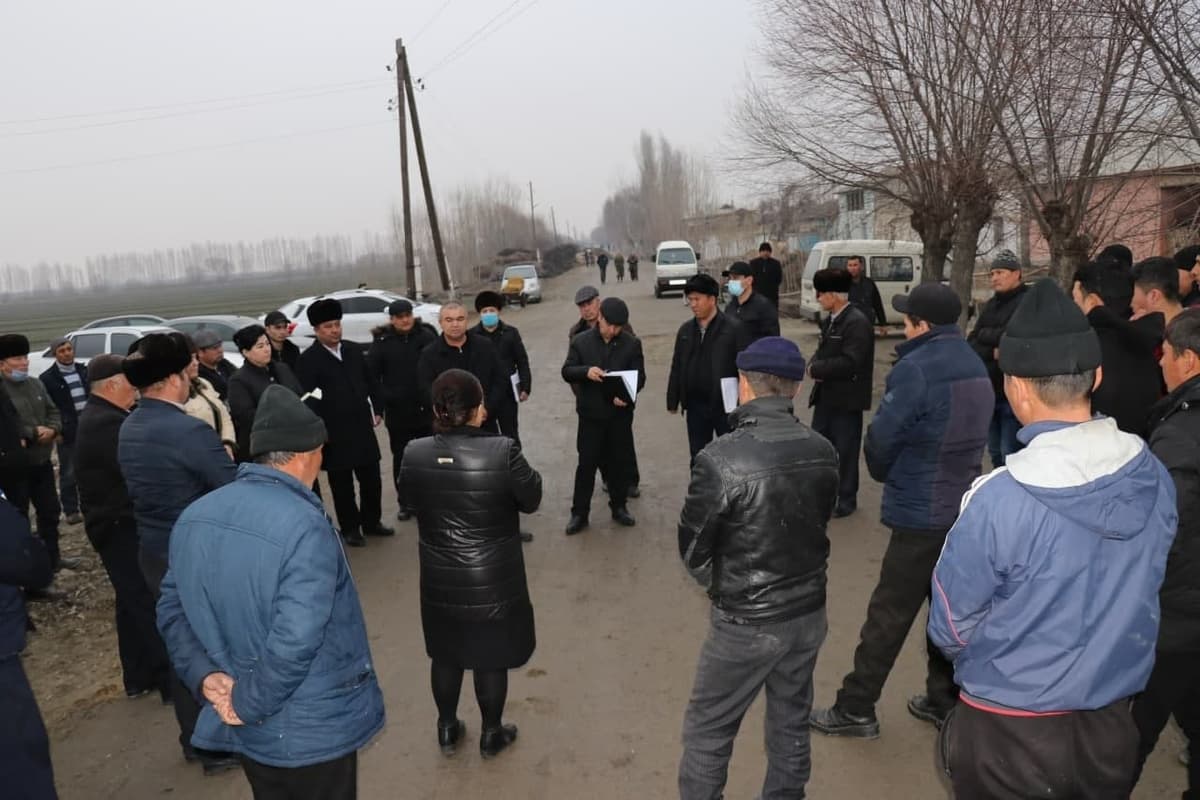 Tanqiddan so‘ng Orol qishlog‘ida amaliy ishlar boshlab yuborildi
