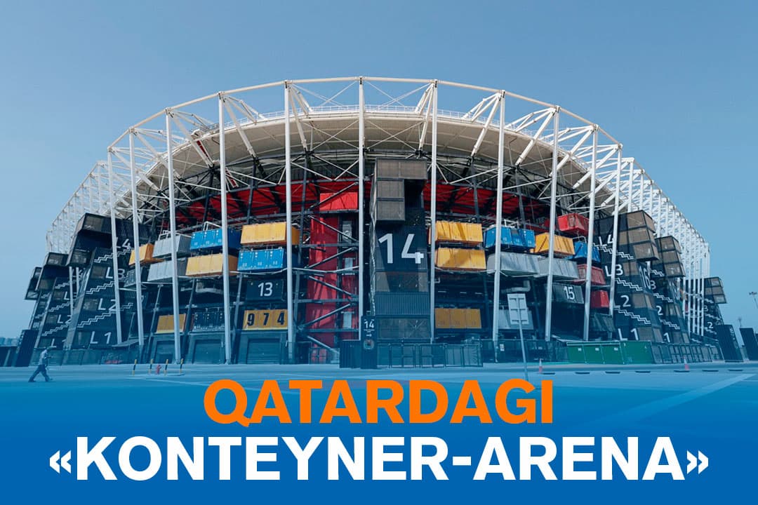 «Konteyner arena» – mundialdan keyin buzib tashlanadigan g‘aroyib stadion