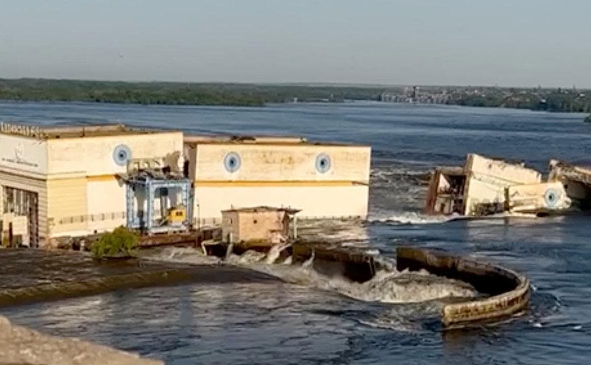 Jurnalistlar Kaxovka GESga portlashidan bir hafta oldin zarar yetkazilgani haqida ma’lum qildi