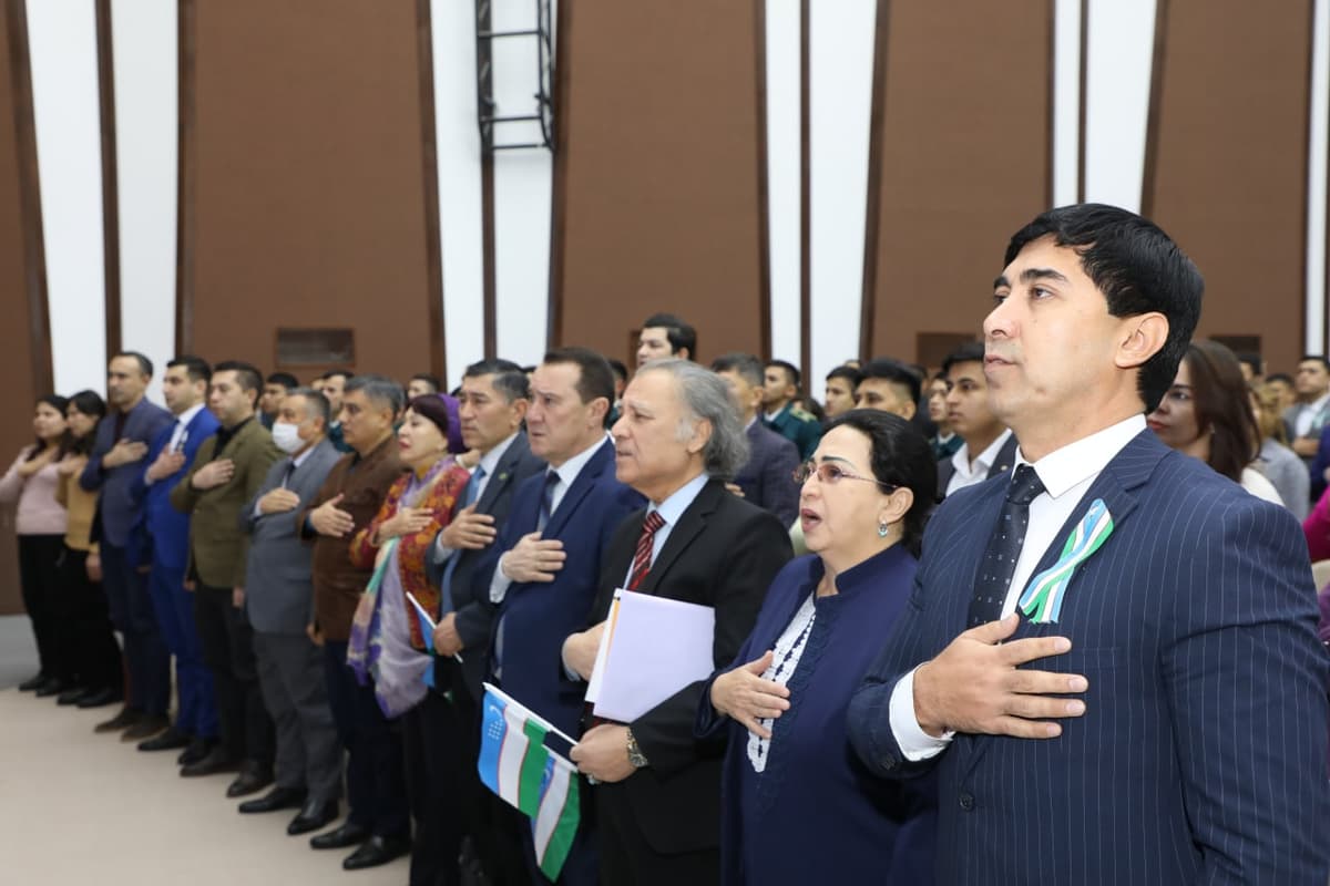 Davlat madhiyasining 30 yilligi munosabati bilan bayram tadbiri bo‘lib o‘tdi
