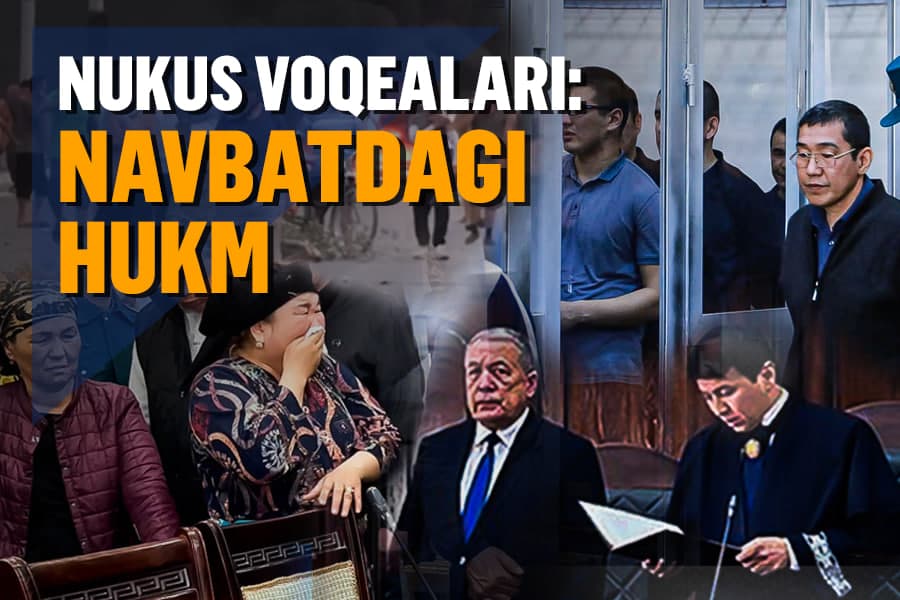 Nukusdagi tartibsizliklar bo‘yicha 39 nafar sudlanuvchiga sud hukmi e’lon qilindi