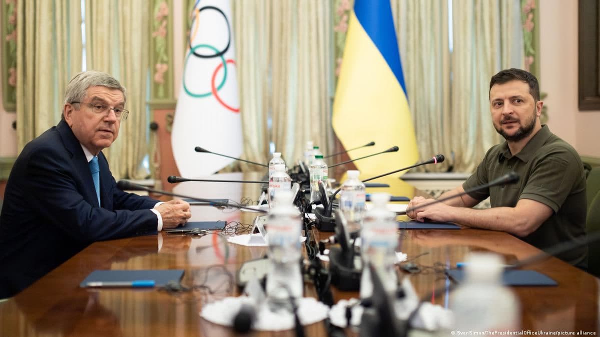 Zelenskiy Baxning rossiyaliklarga Olimpiadada qatnashishga ruxsat berish g‘oyasini tanqid qildi