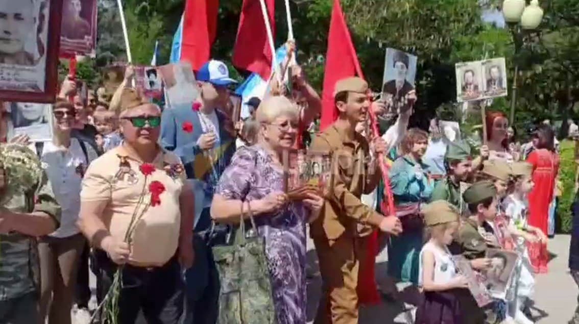 Toshkentda SSSR bayrog‘i ostida yurish o‘tkazildi
