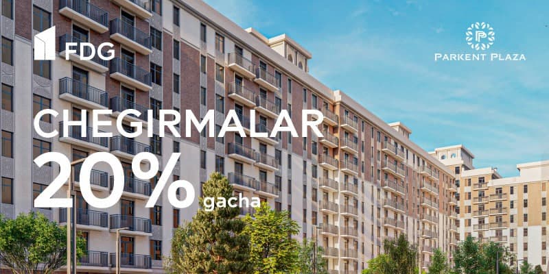 FDG kompaniyasi o‘z loyihalari doirasida uy-joy sotib olish uchun 20% gacha chegirmalar taqdim etadi