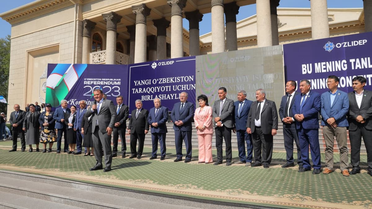 O‘zLiDePning referendum tashviqotiga bag‘ishlangan navbatdagi event-tadbiri Chirchiq shahrida o‘tkazildi