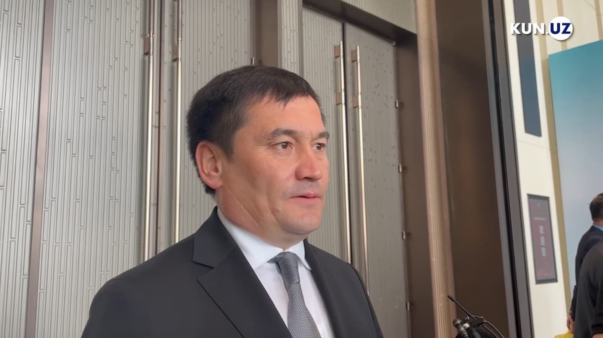 Minister of Transport Ilhom Mahkamov speaks about agreements with China